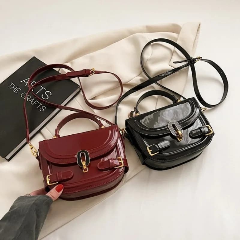 Borsa Fasciatoio Vintage Elegante da Donna in Pelle, Borsa a Tracolla Casual Semplice e di Stile, Unica, Classica, di Alta Gamma, di Tendenza, per Pendolari