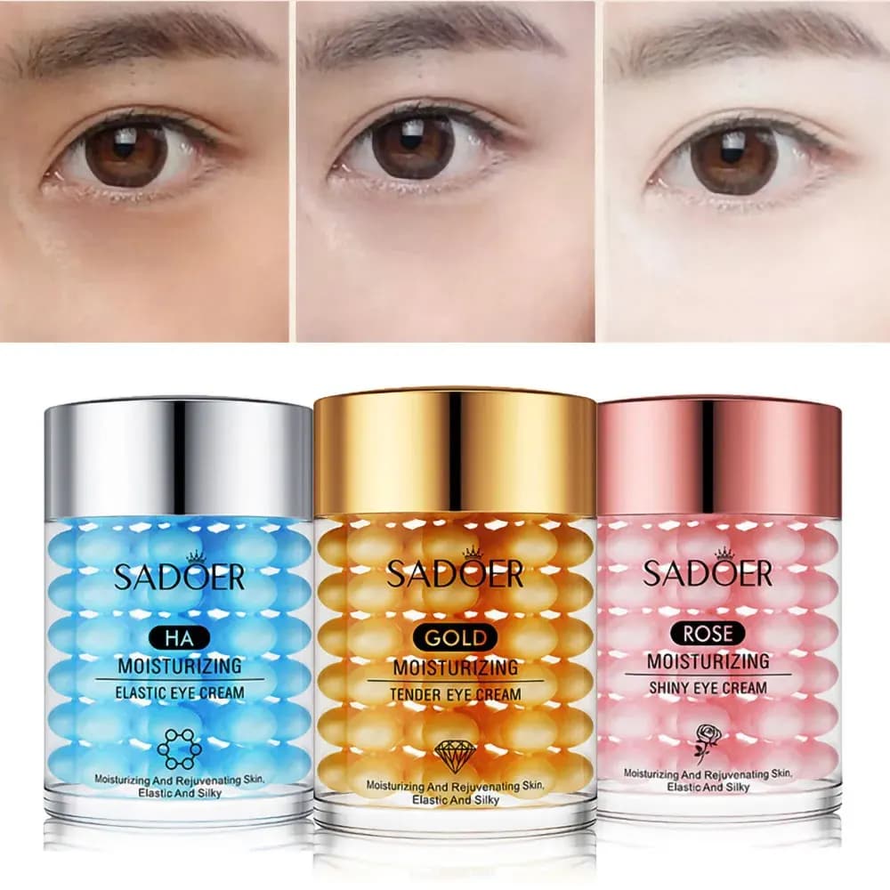 24K Oro Crema Per Gli Occhi Idratante Anti Rughe Dissolvenza Cerchi Occhi Scuri Acido Ialuronico Crema Per Gli Occhi Salute Bellezza Prodotto Per La Cura Della Pelle