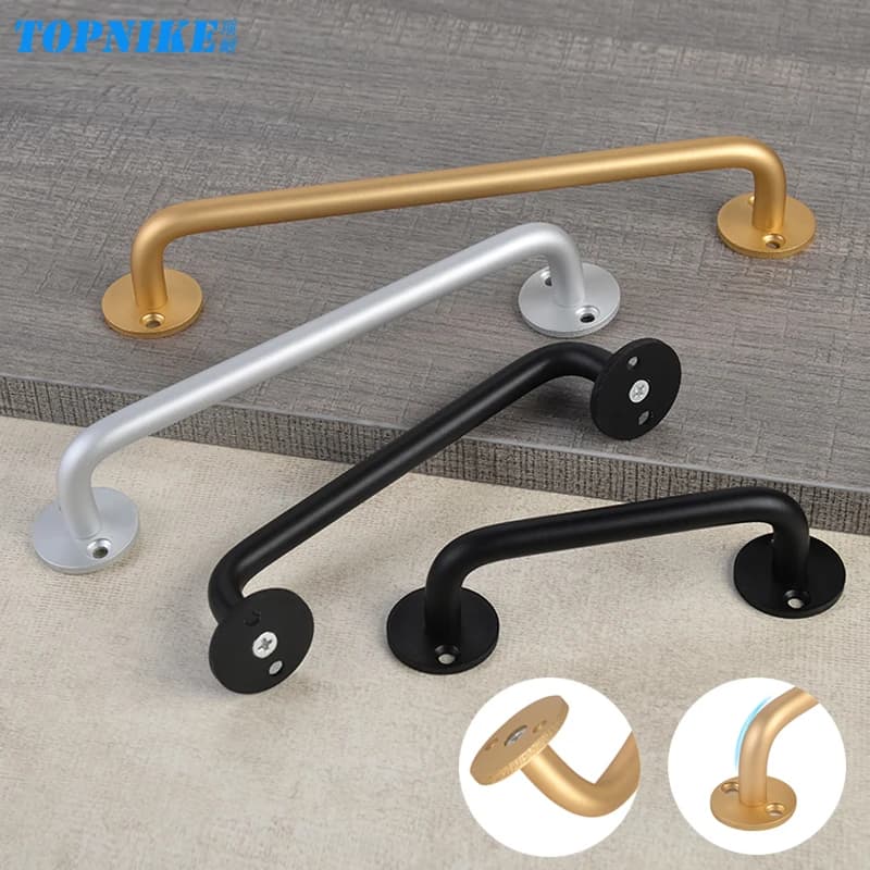 Maniglia per porta scorrevole senza punzonatura Maniglie per porte dell'armadio Maniglie per guardaroba per camera da letto Maniglie per porte del fienile Maniglie per cassetti Ferramenta per mobili