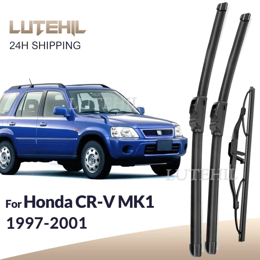 Per Honda CR-V CRV MK1 1997-2001 1998 1999 2000 Tergicristallo anteriore e posteriore Spazzole tergicristallo Parabrezza Spazzole per finestre 19 "+ 19" + 13 "