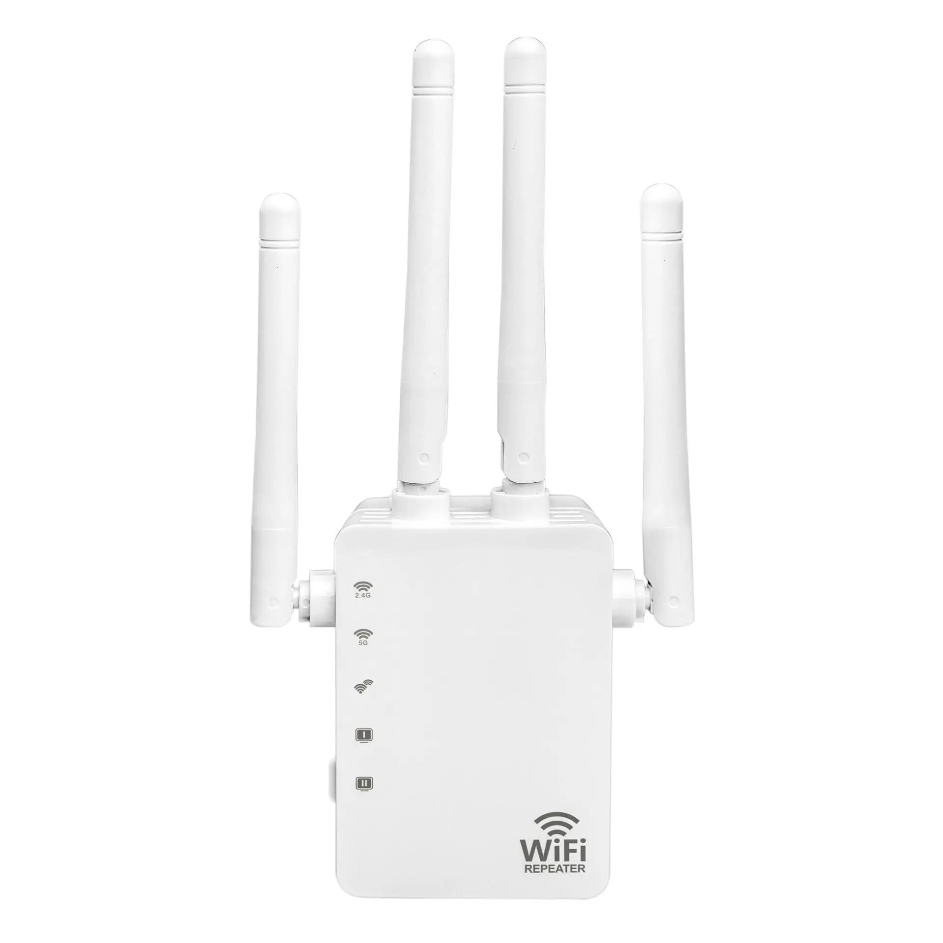 Ripetitore Wifi 5G Amplificatore di segnale Wifi Estensore Wifi 5Ghz Router Booster Wi-Fi a lungo raggio Ripetitore Wi-Fi 1200Mbps 5G 2.4G
