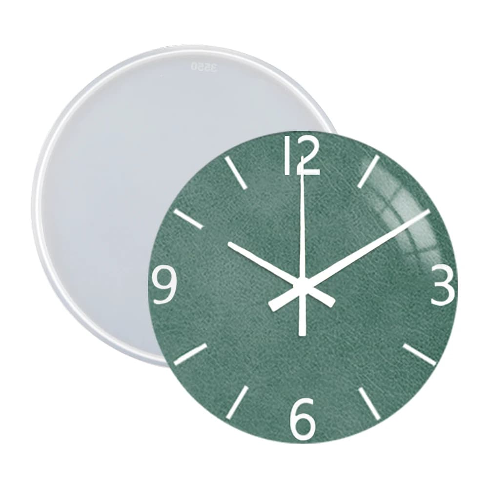 Silicone DM283 Stamp for Epoxy Resin Clock with Round Roman Numerals, Fa-da- Wall Ornaments ♪