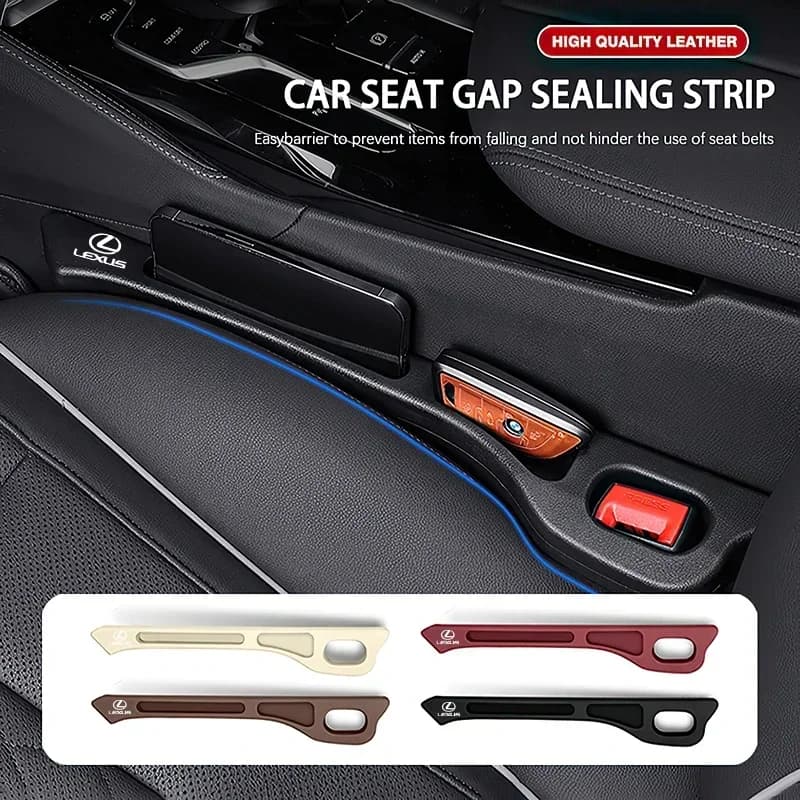 Adesivi per auto 2 pz. Striscia di riempimento per fessure sedile auto, accessori porta telefono per Lexus F SPORT ES RX NX LS UX LM LX GX LC RZ IS CT
