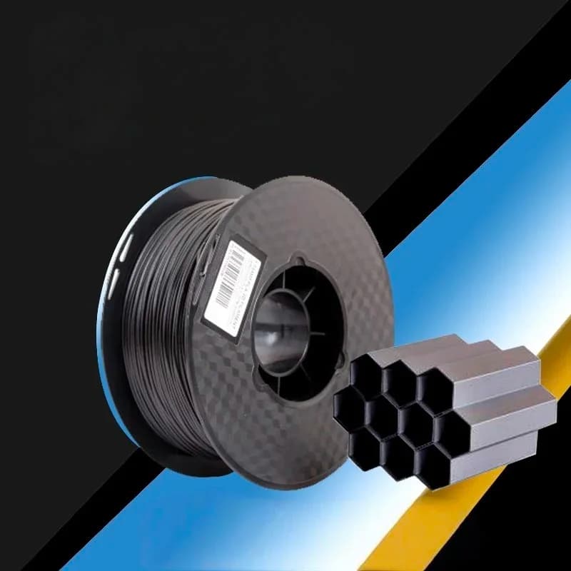 3D Printer Filament PLA CF Carbon Filber 1,75 mm CF-PLA 3D Printing Materials High resistance black 1 kg