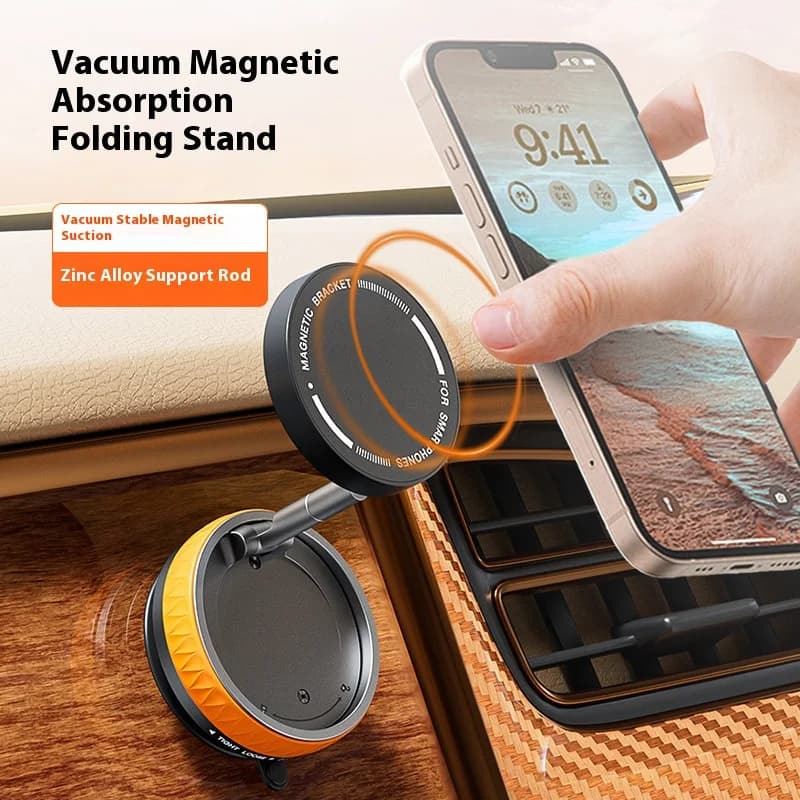 Supporto Magnetico per Telefono da Auto K10B con Ventosa per Navigazione 2025, Supporto Pieghevole Dedicato