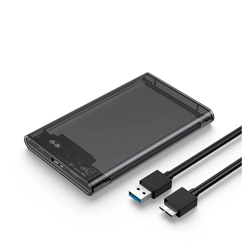 Custodia per HDD da 2,5 pollici, box esterno SATA a USB 3.0 Type-C 3.1 per disco rigido