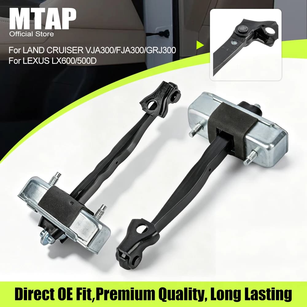 Car Door Checker Stopper Front Rear Left Right For TOYOTA Land Cruiser LC300 2022-2026/LEXUS LX600 Door-Check Strap Arm