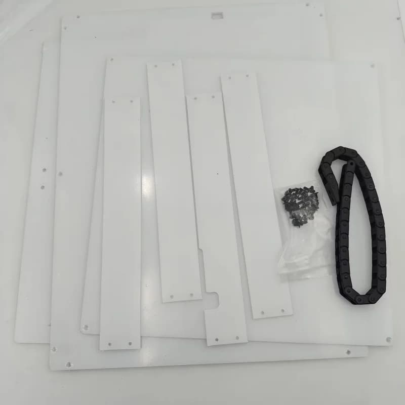 Kit custodia per pannello in policarbonato per stampante PC K1 SE per stampante 3D Creality K1 SE/K1C trasparente trasparente in 3 mm