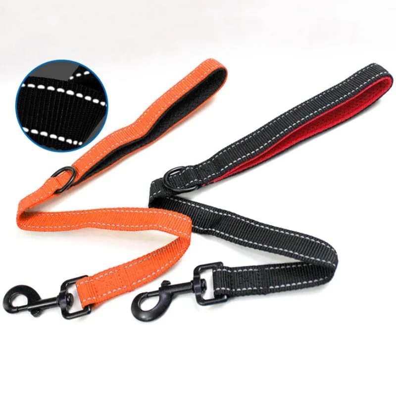 Guinzaglio per cani guinzaglio per cani corto 60cm catena per animali domestici manico confortevole guinzagli per cani guinzagli riflettenti per cani che camminano accessori per animali domestici