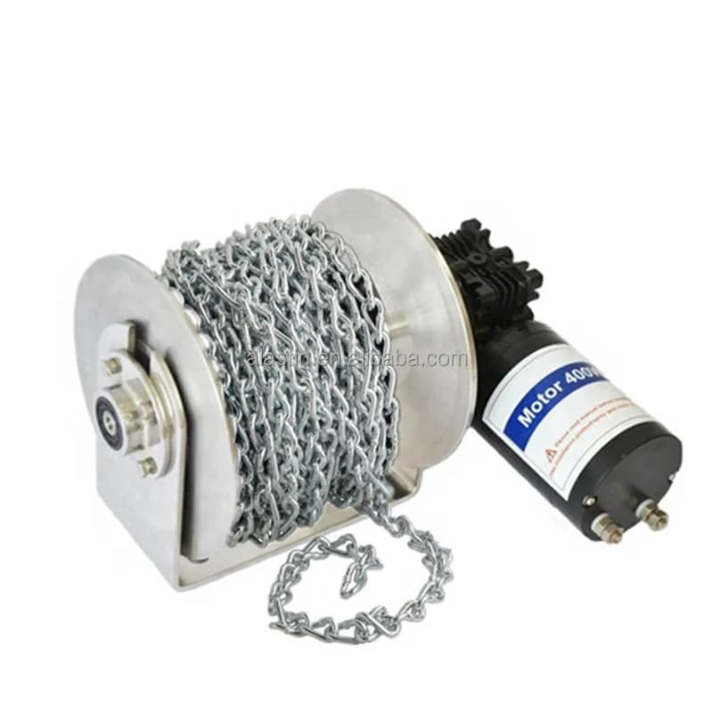 STLF Verricello elettrico per yacht in acciaio inossidabile marino 12V 24V Verricello per ancoraggio a tamburo remoto