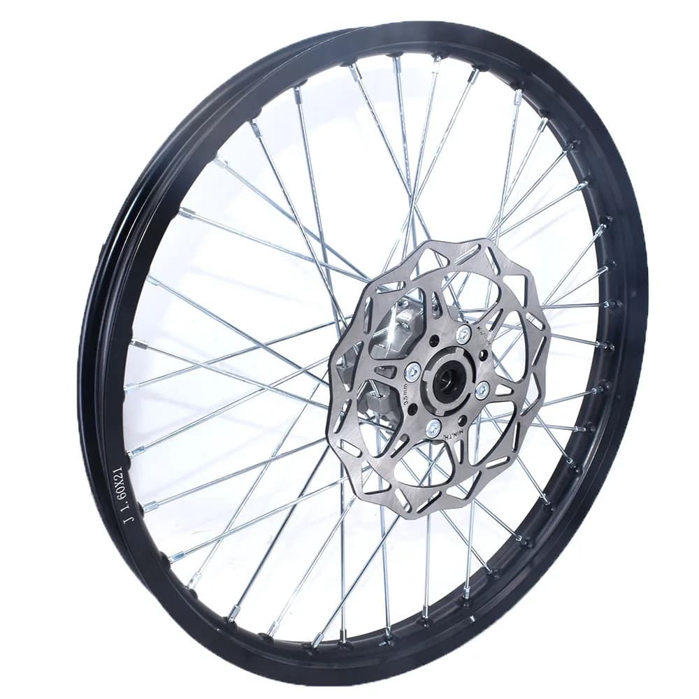 Motorcycle 1.60x21" inch For Kayo T2 With 240MM Brake Disc Plate Front Rim 21 inch Aluminum Alloy Wheel Motocross Dirt Pit Bike