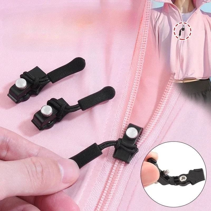 5 pezzi kit di riparazione cerniera universale Zipfix testa cerniera staccabile istantanea rapida sostituzione cursore cerniera tirare per giacche borse cappotto