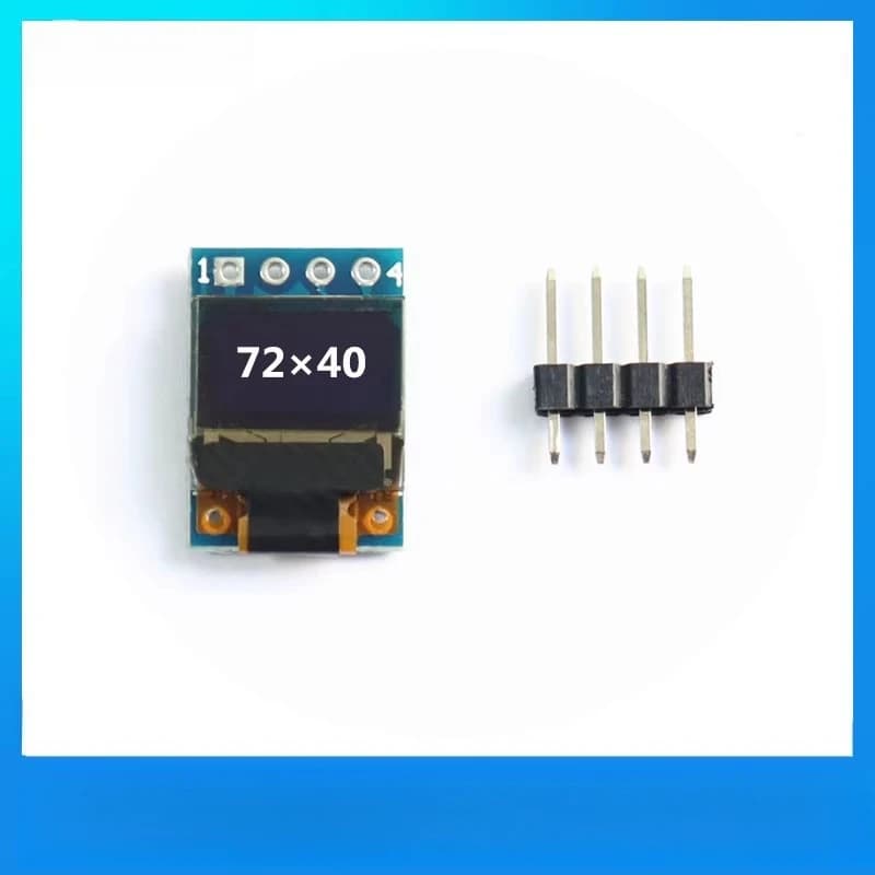 0,42" 128x64 SSD1306 OLED Display Module - 4 pin SPI/I2C Interface for Arduino/Raspberry Pi DIY Projects for Integrated Systems