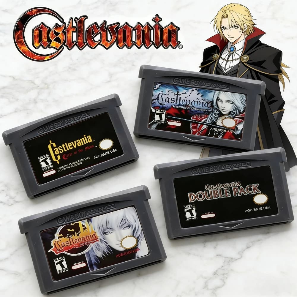 Serie di Giochi Castlevania GBA, Cartuccia di Gioco a 32 Bit, Scheda di Memoria Asia of Sorrow Dissonance Compatibile con GBASP NDSL