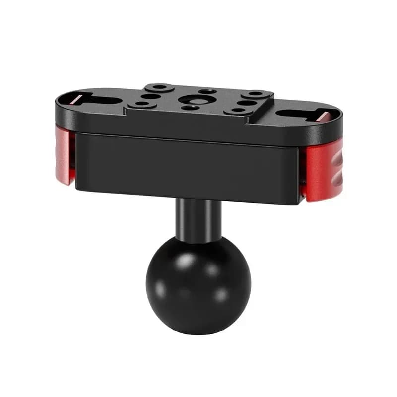 Piastra a Sgancio Rapido con Base Magnetica, Adattatore con Mini Testa a Sfera per Treppiede, Supporto per Action Camera Gopro Hero 13 12 11 10 9