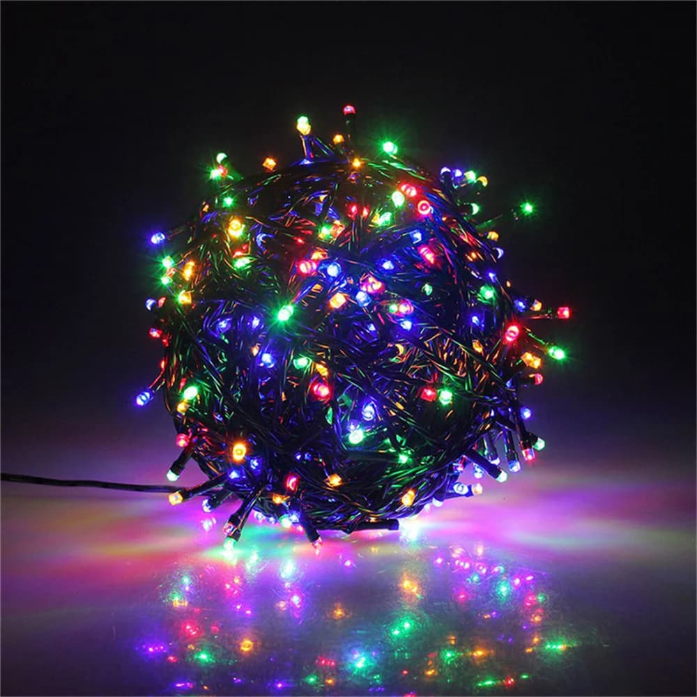 DC24V Impermeabile Plug-in Luce natalizia 100M 800 LED Luce esterna per albero 8 modalità Decorazione natalizia per giardino Cortile Patio