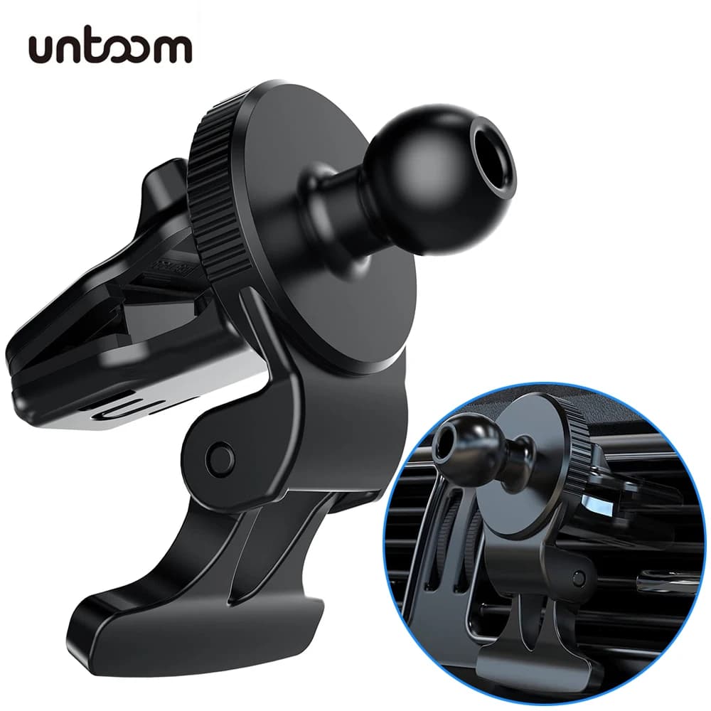 Clip universale per presa d'aria per auto Base con testa a sfera da 17 mm per supporto per telefono cellulare per auto Supporto per presa d'aria per auto Accessori per supporto per cellulare