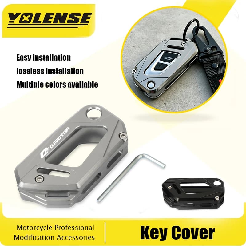 For VOGE DS625X DSX525 DS525X For QJMOTOR SRK600RR Motorcycle CNC Key Cover Case Shell Keys Protection keychain key case