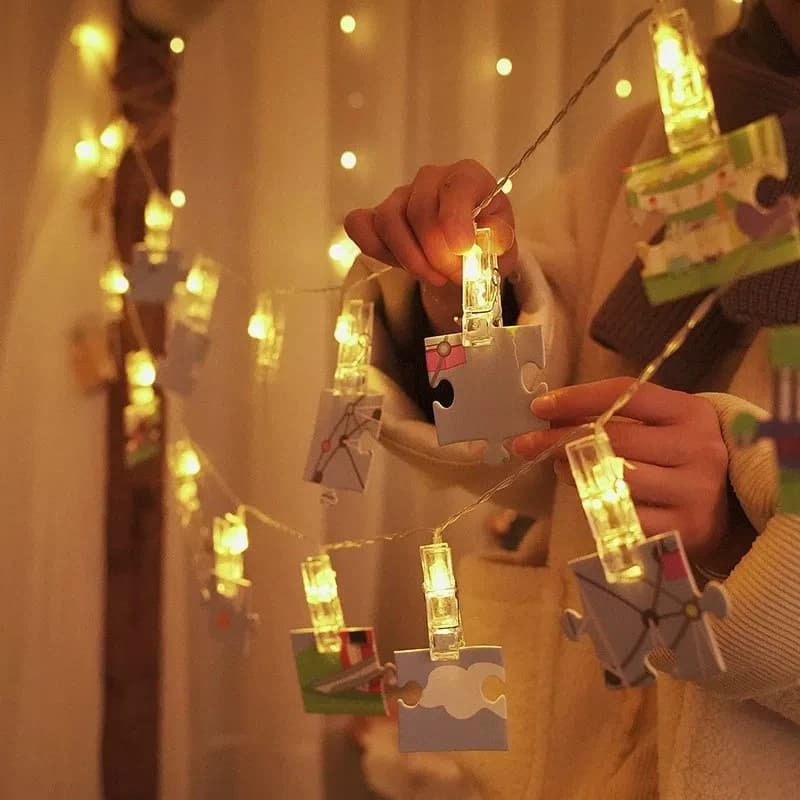 1.5/3/6/10m LED Photo Clip String lights Card Holder Garland lamp for Hanging Pictures Party Fairy Lights Christmas Decorations