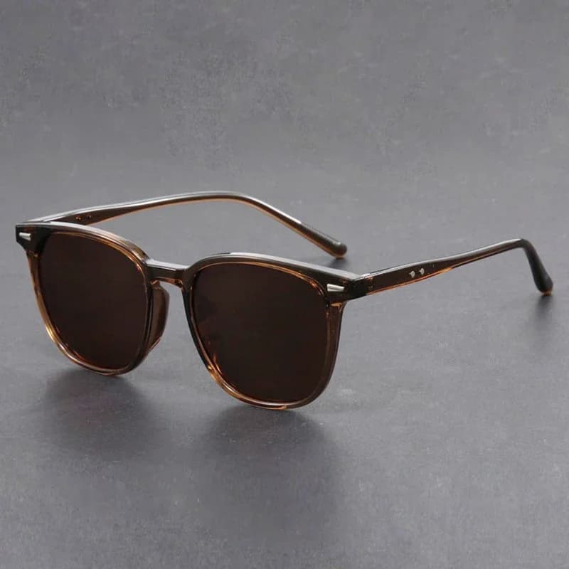 Occhiali da sole vintage quadrati per donna e uomo, occhiali da sole rettangolari, occhiali da sole ovali per donna e uomo.