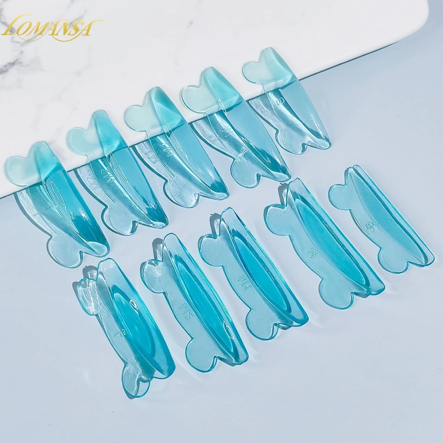 Lomansa 5 U Silicone Bearing Paia for Permanent Eyelashes, Eyelash Lifting Accessories, Beauty Tools for Wrinkling Eyelashes
