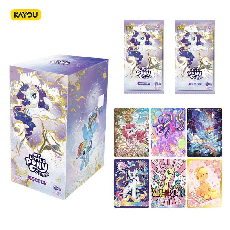 100% Authentic KAYOU My Little Pony Moon Glory Wave 11 Trading Card Box Friendship Eternal Collectible Game Cards Anime Toy Gift
