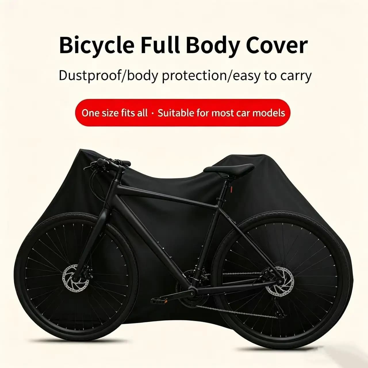 Copertura Protettiva Completa per Bici MTB, Protezione Antipolvere per Ruote e Telaio, Borsa Antigraffio, Accessori per Ciclismo