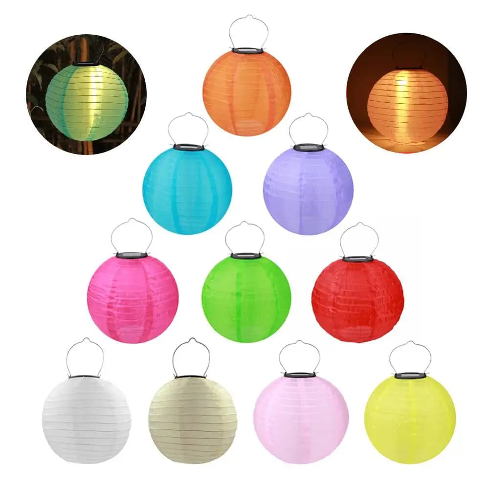 Lanterna impermeabile Solar Fairy Light 30cm lampada a lanterna a energia solare per esterni ghirlanda di natale per la decorazione del giardino di casa di nozze