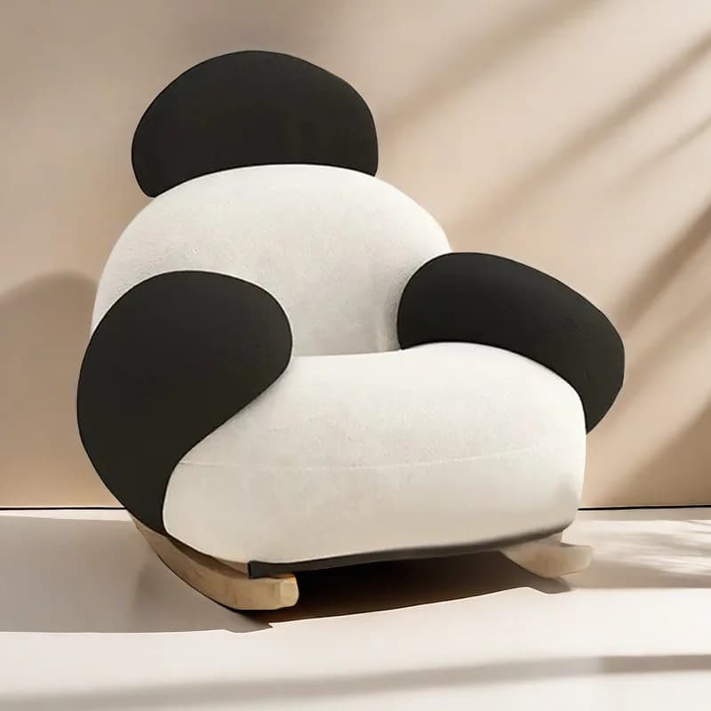 Poltrona Reclinabile da Ufficio Moderna di Lusso, Elegante Sedia a Dondolo per Lettura, Comoda Poltrona da Gaming per Interni e Balcone