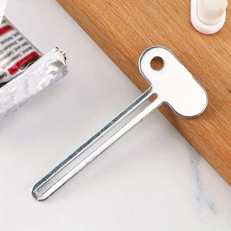 Spremitubo per Dentifricio in Ghisa, Dispenser Manuale per Dentifricio, Accessori Bagno, Spremitubo in Metallo, Senza Alimentazione Elettrica