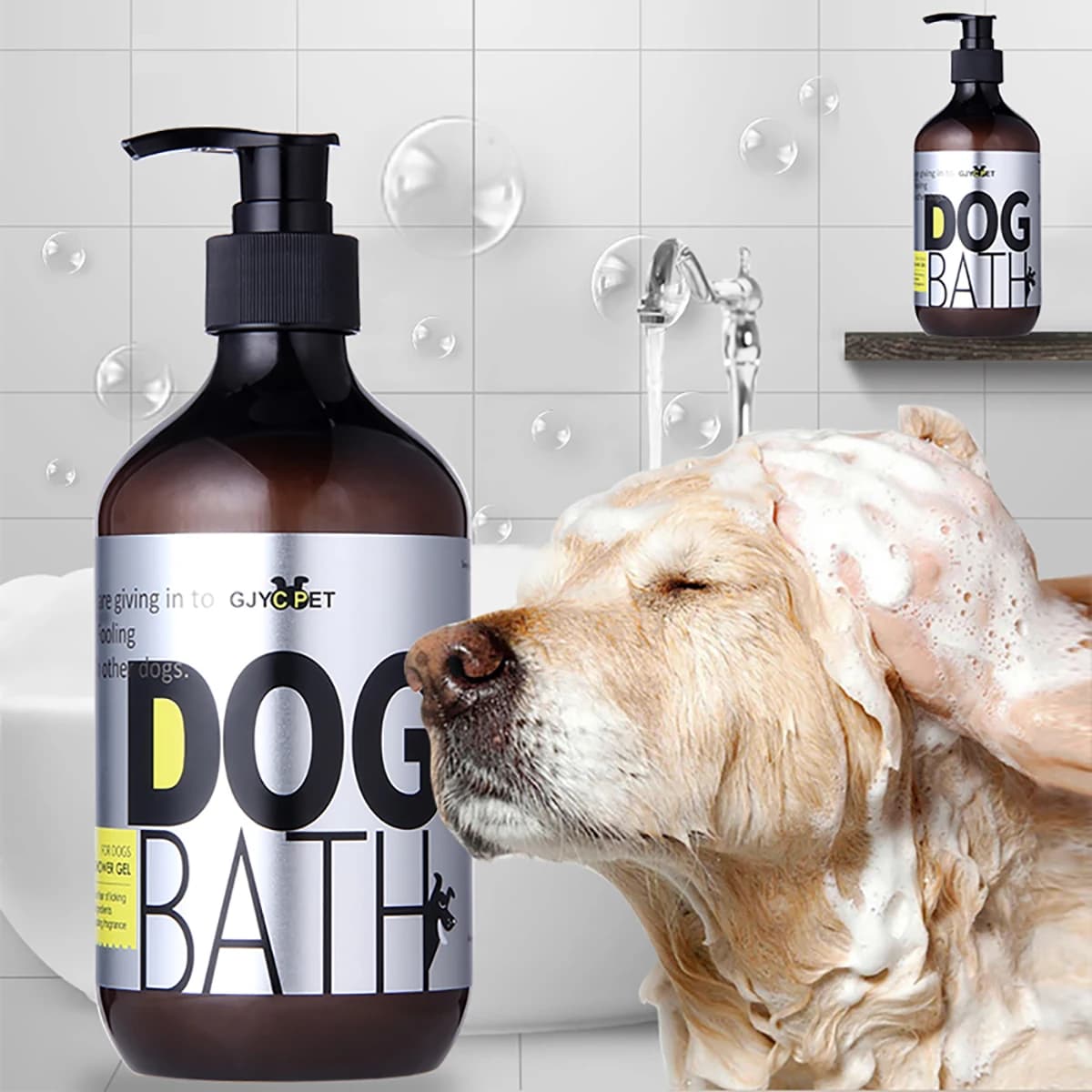 Shampoo per Cani Delicato, Pulizia Profonda, Nutriente, Idratante, Migliora Lucentezza e Morbidezza, Non Irritante, per Pelli Sensibili, Tutte le Razze