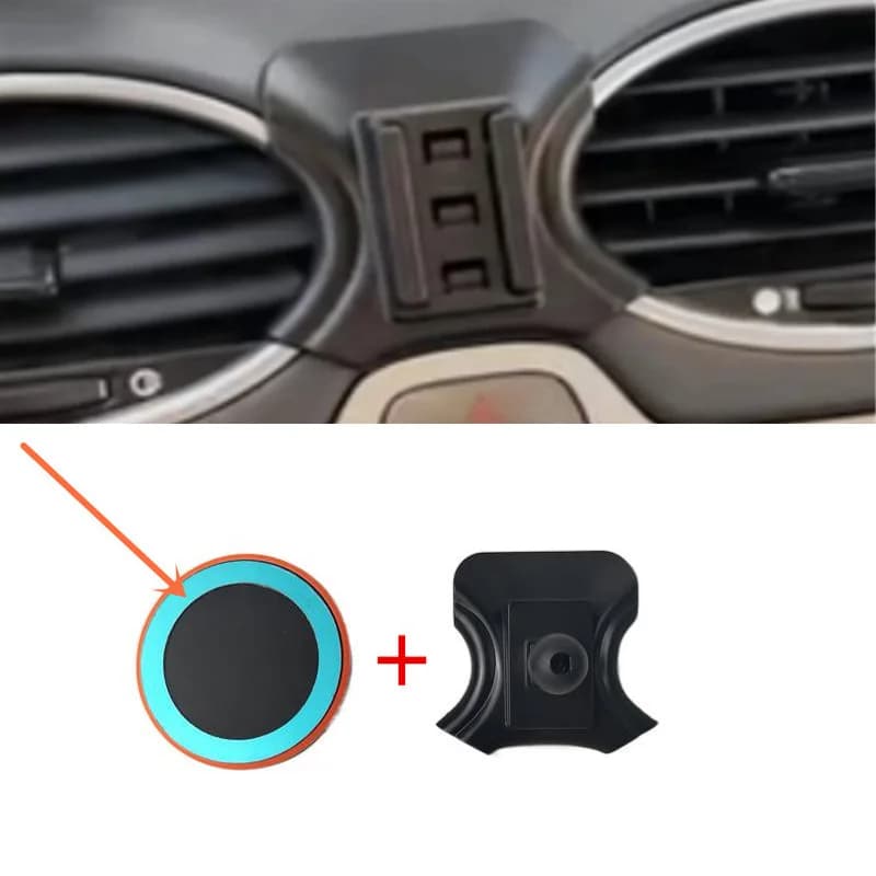 1Set ABS Material For 2005-2011 Ford Focus MK2 Special Car Phone Holder Fixed Bracket Stand Mobile Magnetic Attraction Function