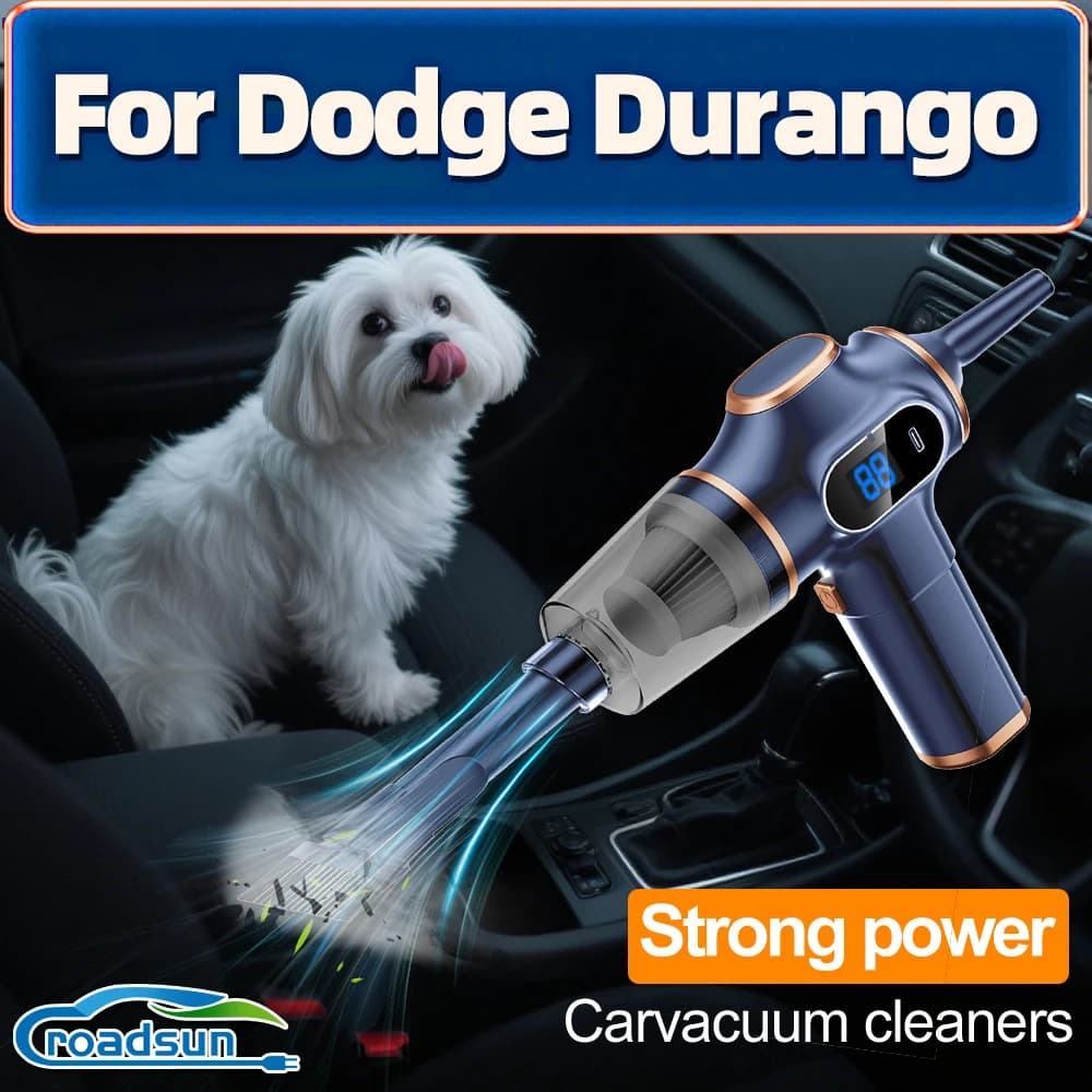 ROADSUN Per Dodge Durango 4 in 1 Aspirapolvere Per Auto 98000PA Cordless Senza Fili Pulitore Portatile Tenuto In Mano Auto Aspirapolvere
