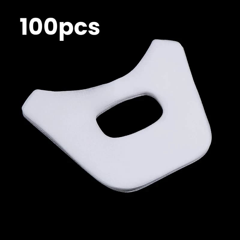 100 pcs/Dental mouth protection swab Saliva cloth for mouth whitening of teeth gauze for face mat Nonwoven