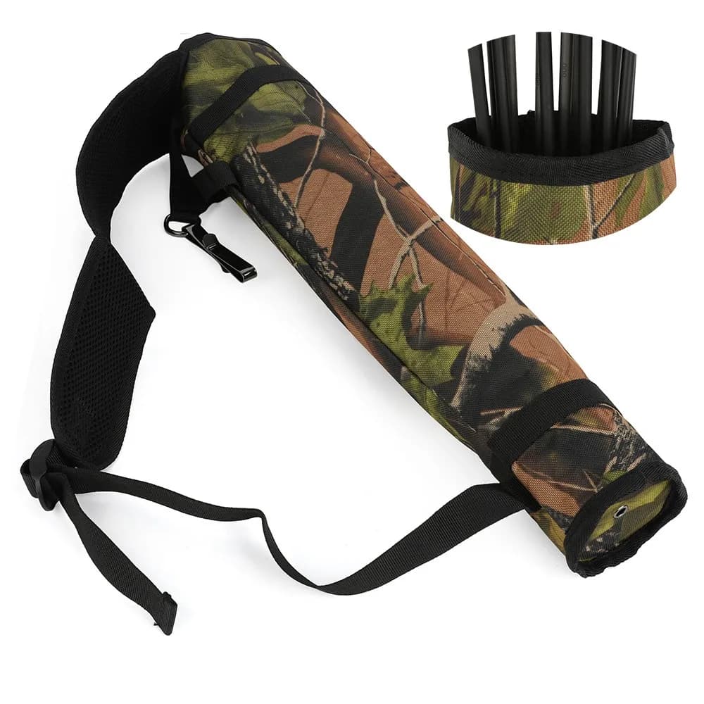 Faretra per frecce Bersaglio regolabile Tiro con l'arco Caccia Borsa per esercitazioni Supporto per anca Lato posteriore Allenamento in nylon Tiro Arco ricurvo composto