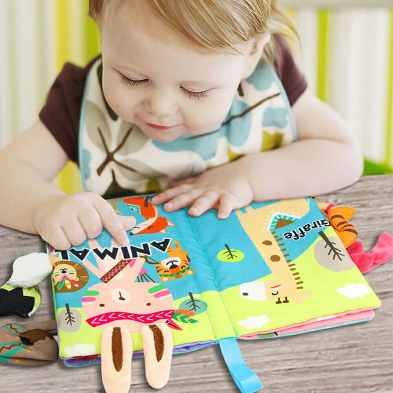 Morbidi libri per bambini 0-6 mesi giocattolo per neonati da 0 a 12 mesi libri di stoffa stropicciati per neonati passeggino giocattoli Tummy Time giocattoli sensoriali