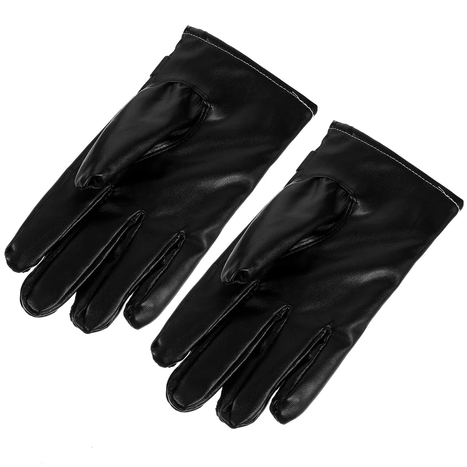 1 paio di guanti invernali in PU per moto, sci, escursionismo, campeggio, guanti caldi antivento per fitness, forniture per sport all'aria aperta