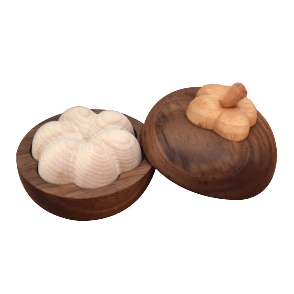 Diffusore di Oli Essenziali in Legno, Carino e Compatto, Sicuro e Senza Fiamma, per Casa, Ufficio, Camera da Letto, Diffusore di Profumo da Tavolo
