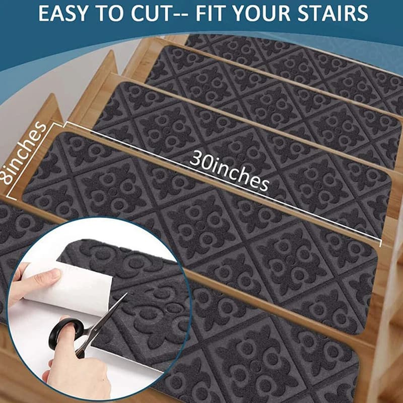 Anti-slip floor mats for interiors not carpets