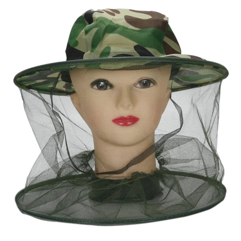 Cappello da Pesca Anti-Zanzare con Rete Protettiva per il Viso, Traspirante, per Caccia e Campeggio all'Aperto, Vendita all'Ingrosso