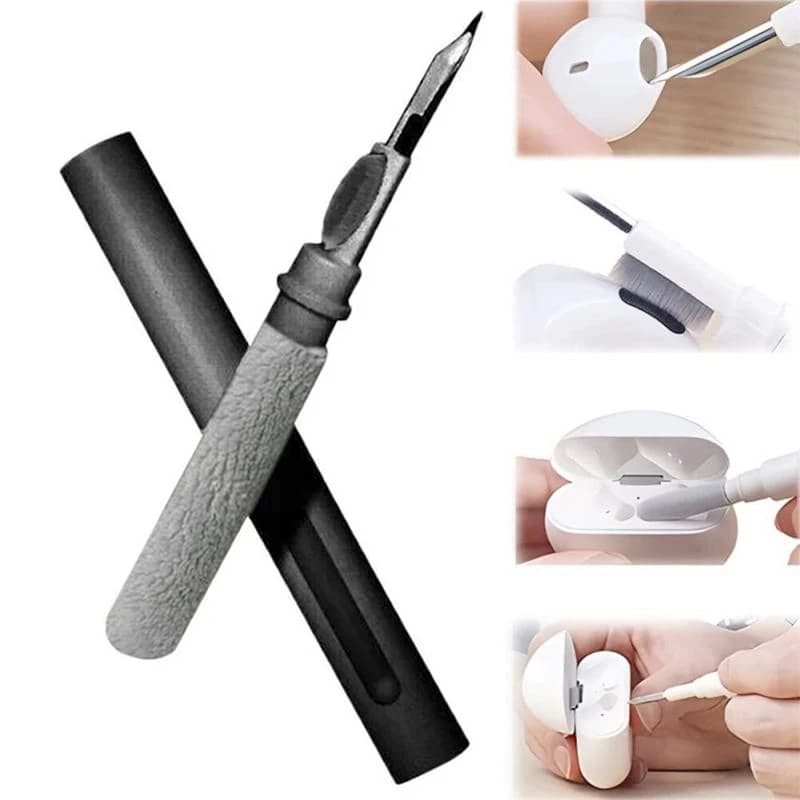 3IN1 Cleaning Pen Portable Phone Headphones Mobile Tablet Powder Disposable Cleaning Tool For iPhone Xiaomi HUAWEI Samsung Headset Cleaner