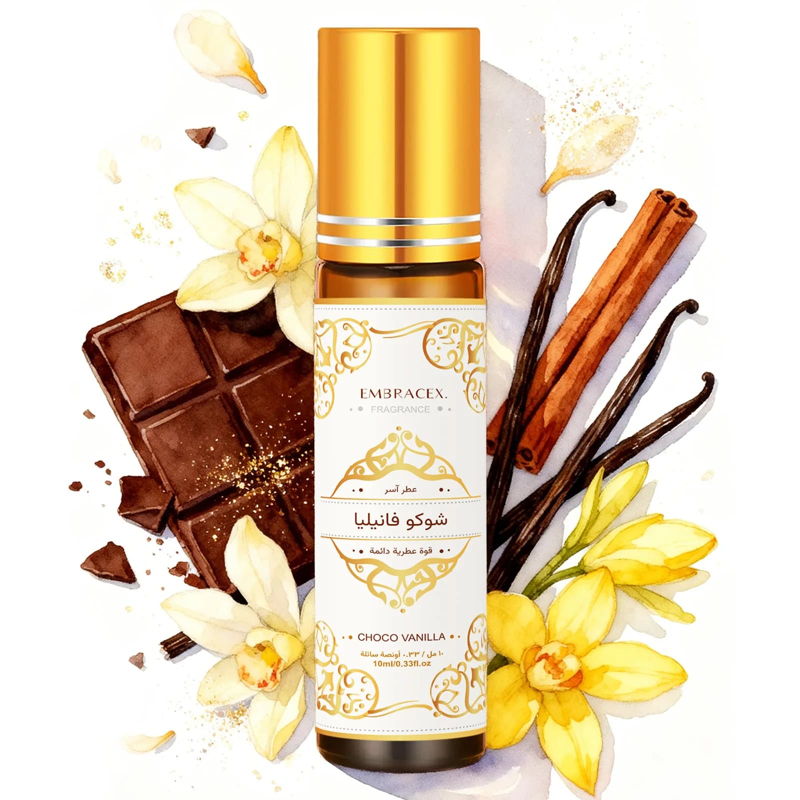 Gentle Chocolate Vanilla Essential Oil Aromatic Fragrance Oil for Home Aromatherapy Body Massage Relaxation Daily Use