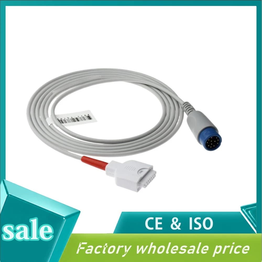 Extension Adapter Cable Compatible for Monitor SPO2 Sensor M*ASIMO 11PIN Pulsoxmeter, Spo2 Sensor Extension Connector