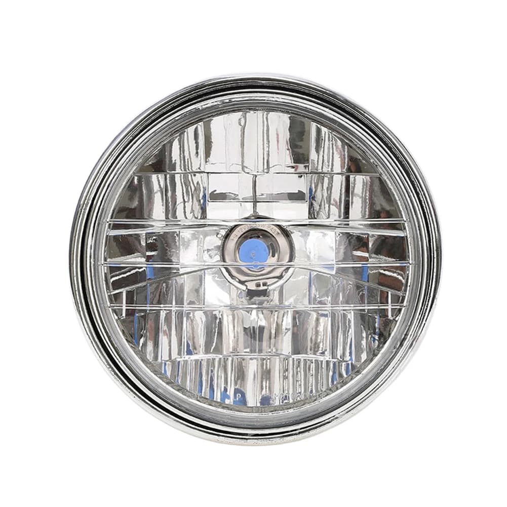 For Suzuki Bandit 74A Honda Sapphire 250 VT250 Moto Led Lighthouse Crystal Round Headlight Super Bright 12V 35W P43T