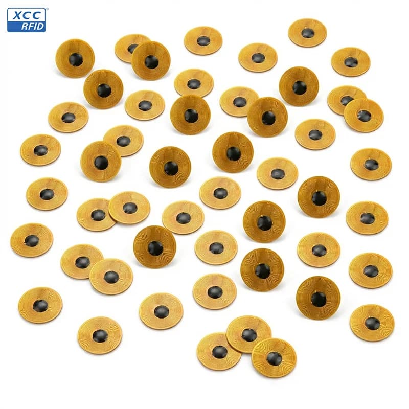 Tag NFC NTAG213 6mm 144 Byte 13.56MHz ISO14443A, Adesivi Riscrivibili per Controllo Inventario, Biglietti da Visita, Etichette con Chip RFID