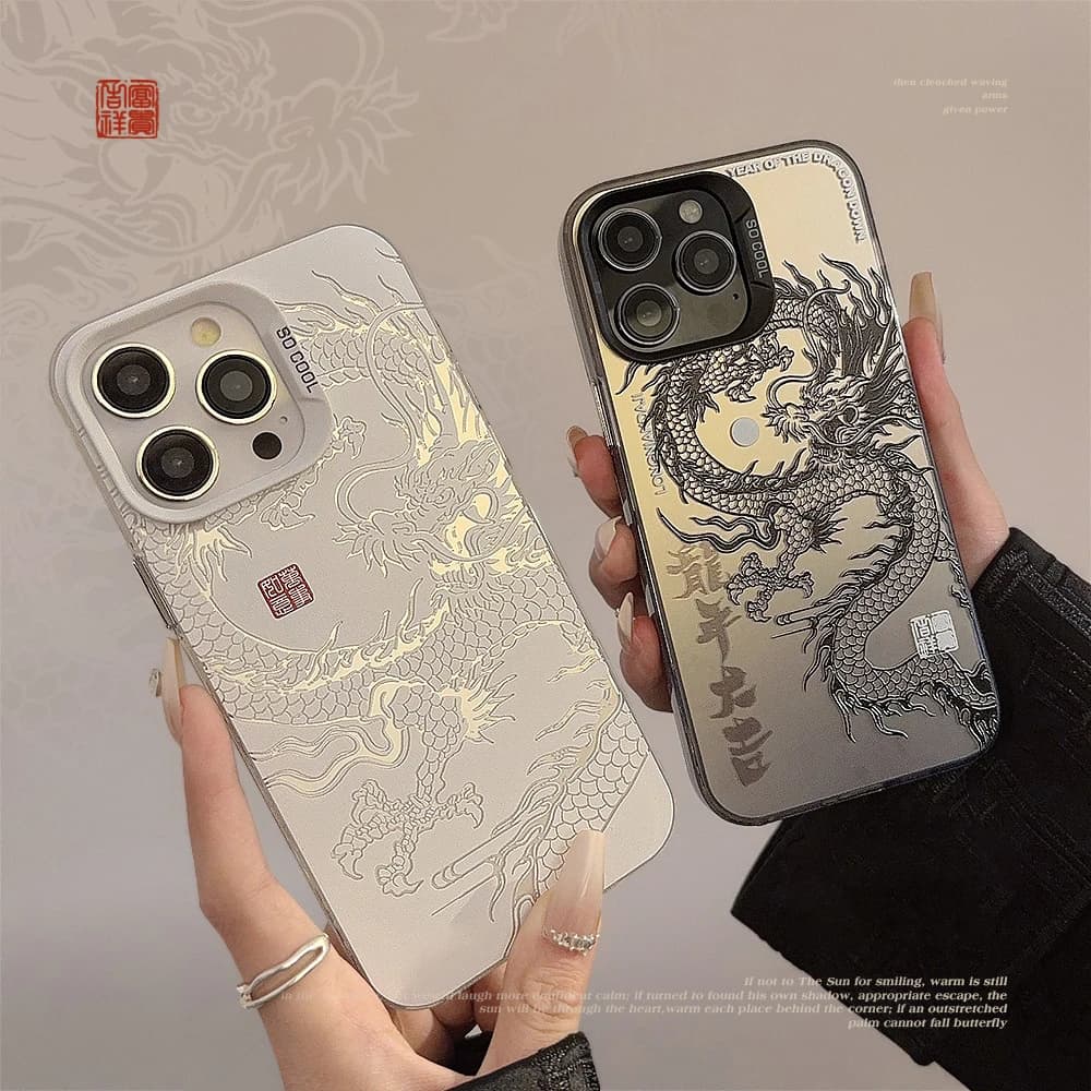 Custodia per telefono in rilievo drago di lusso per Samsung Galaxy S26 S25 S24 S23 S22 S21 S20 FE Ultra Edge Plus 4G 5G Cover opaca anticaduta