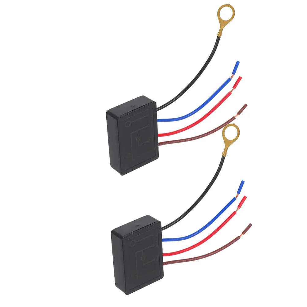 2Pcs Touch Lamp Dimmer Switch 4-Level Brightness Control Sensor Module for Desk Lamp Office Bedroom Study Touch Light Dimmer