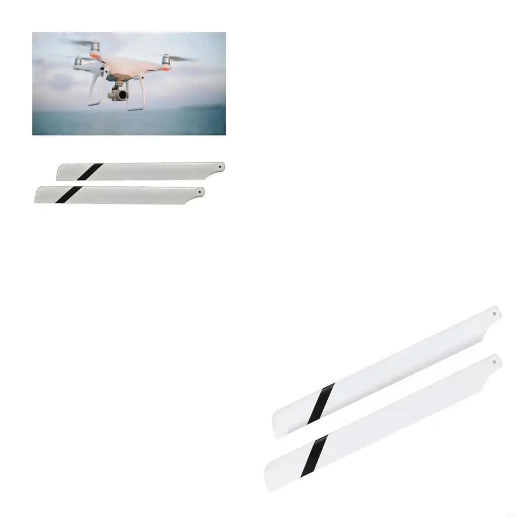 462E 325mm Fiber Glass Main Rotor for 450 Series RC Helicopter Toy Accs