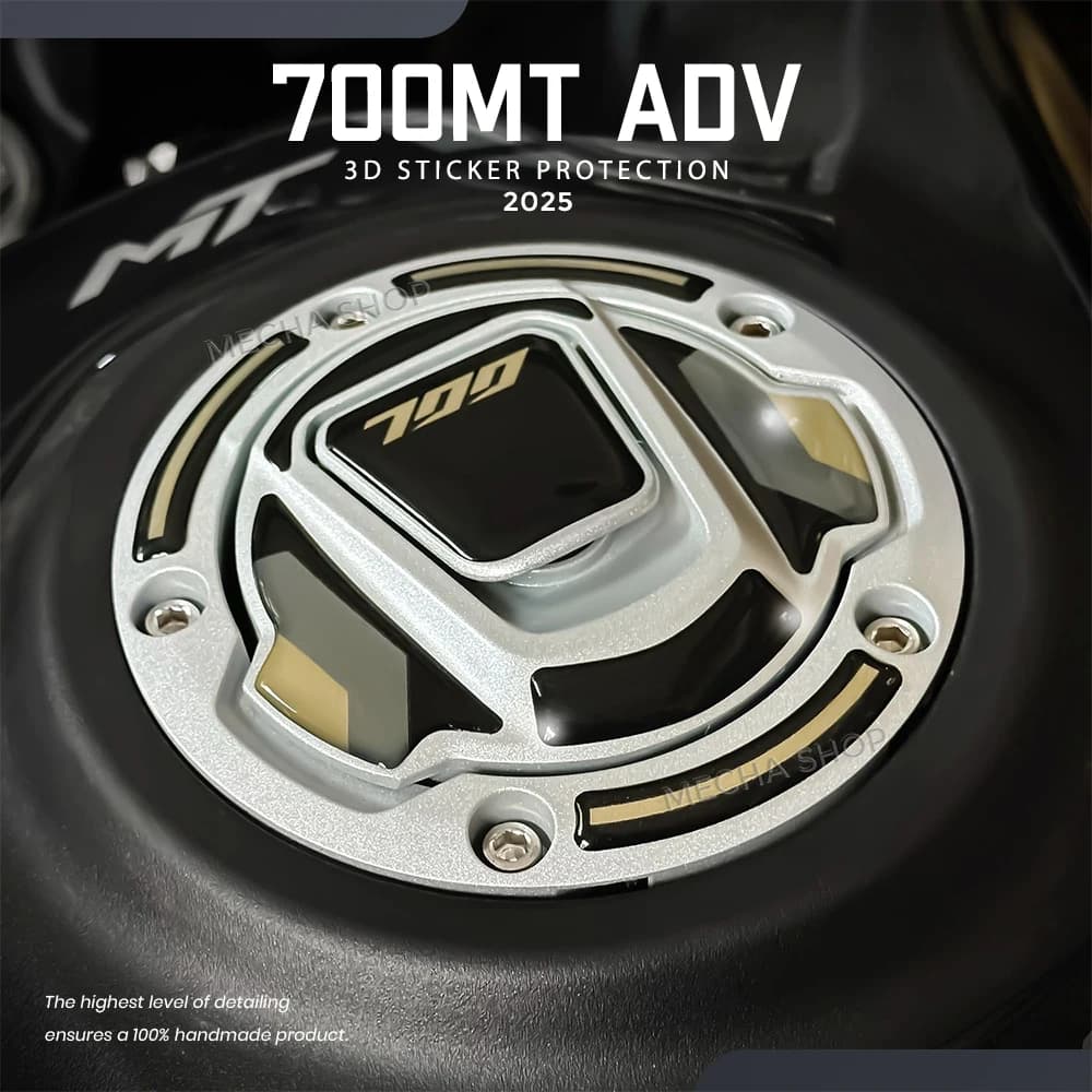 700MT ADV 2025 Kit serbatoio pad Accessori moto Protezione adesivo epossidico 3D per CFMoto 700 MT Adventure