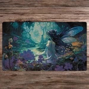Bleak Blossom Beauty Wilds of Eldraine - Tappetino da gioco 24"x14" Accessori per computer Tappetino per mouse Cuscino per polso Tappetino per mouse Kawaii